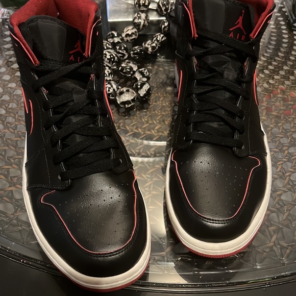 JORDAN Mens Nike Air Jordan 1 Mid GS ‘Lance Mountain Bred’ Sz 13 - Picture 2 of 8